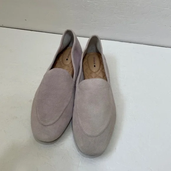 EXCELLENT‎ CONDITION BIRDIES VESPER SUEDE LOAFERS IN ROSEWATER PINK - Picture 8 of 8